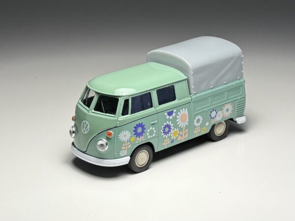Welly - Volkswagen T1 Double Cabin Pick-Up - Schaal 1:38