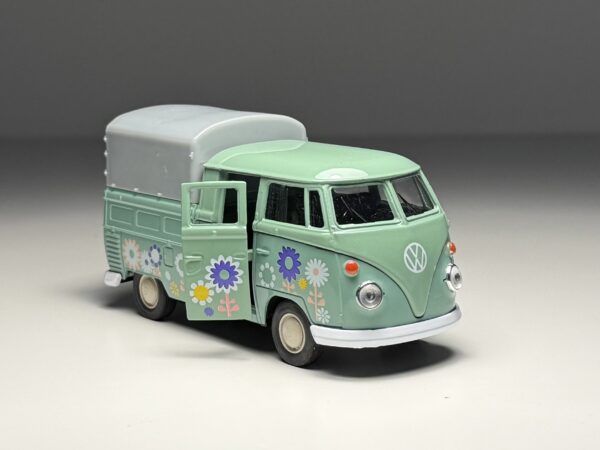 Welly - Volkswagen T1 Double Cabin Pick-Up - Schaal 1:38 - Afbeelding 4