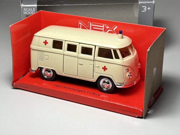 Welly - 1963 Volkswagen T1 Bus - Schaal 1:38 - Afbeelding 3